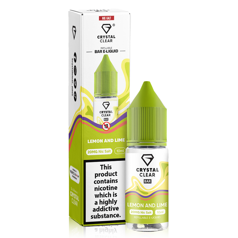 Crystal Clear Bar - Lemon & Lime 20mg - 10ml